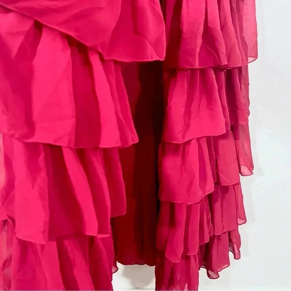 NWT Mac Duggal Red Tiered Dress - Picture 7 of 10